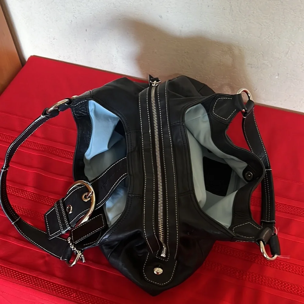 Coach Soho Lynn Soft Leather Hobo Handbag - Picture 5 of 6